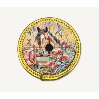 Wine Glass Coaster - Country Dusk - Chefs Bazaar