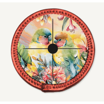 Wine Glass Coaster - Sunset Love Birds - Chefs Bazaar