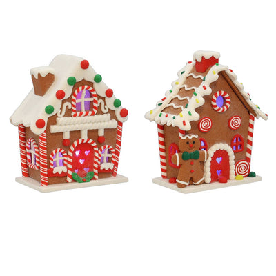 Xmas Cookie LED Gingerbread House Medium - Chefs Bazaar