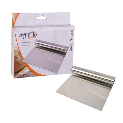 Appetito Stainless Steel Dough Scraper-Donaldsons-Chefs Bazaar