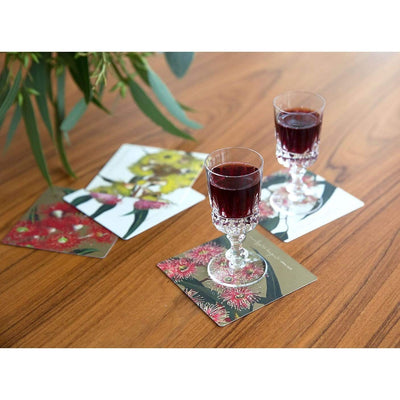 Eucalypt Drink Coasters (8)-Bell Art-Chefs Bazaar