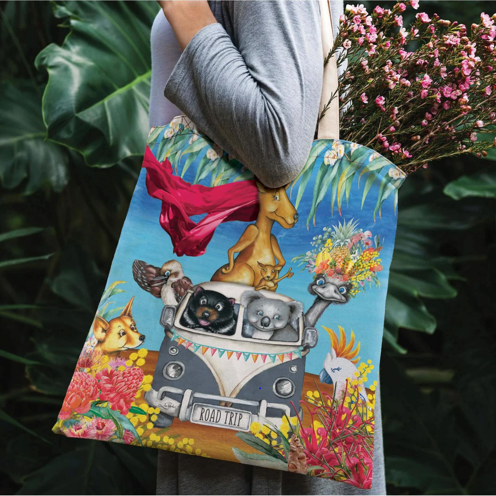 Alice and wonderland Tote Bag Book Tote Bag reusable market bag shopping bag