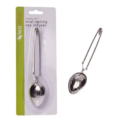 Teaology Stainless Steel Oval Spring Tea Infuser-Donaldsons-Chefs Bazaar